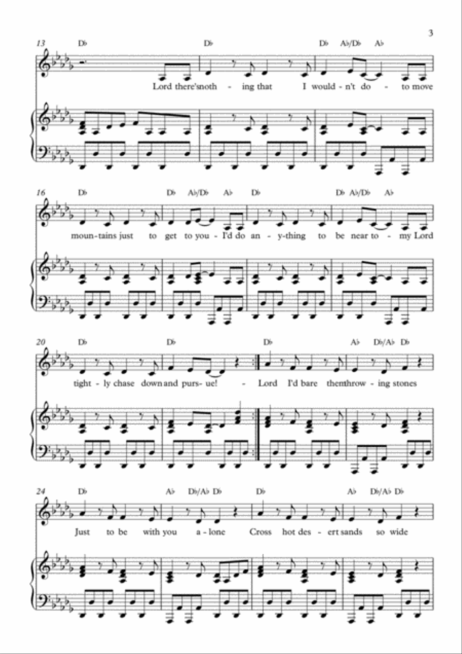 Nothing That I Wouldn't Do Voice scores gallery preview page 3