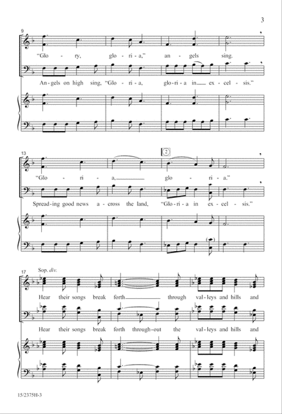 And the Angels Sang And the Angels Sang 4-Part scores gallery preview page 4