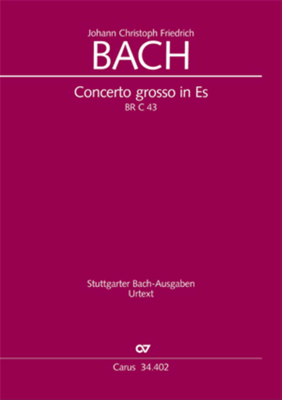 Concerto grosso for cembalo or piano Horn scores gallery preview page 1