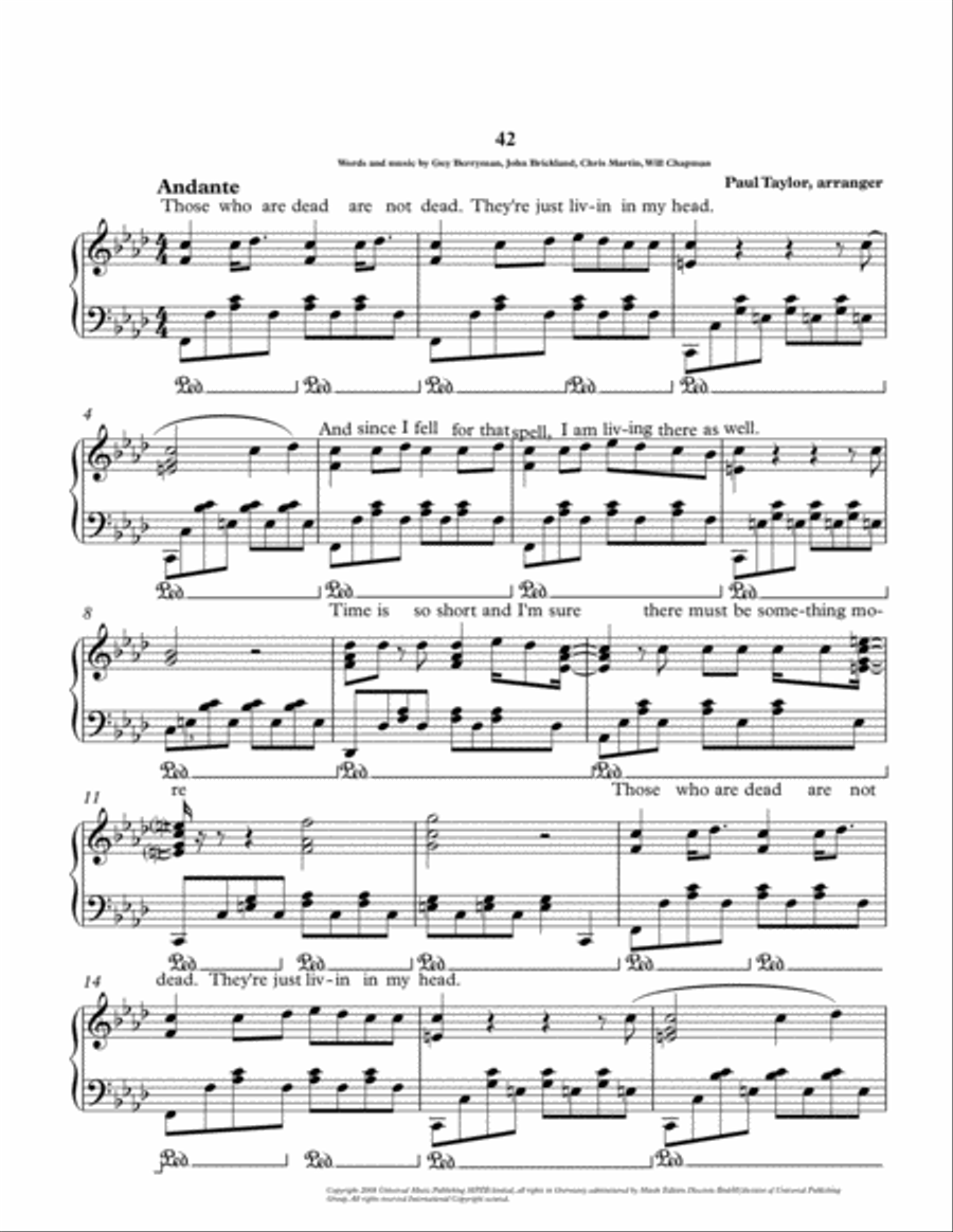 42 Piano Solo scores gallery preview page 1