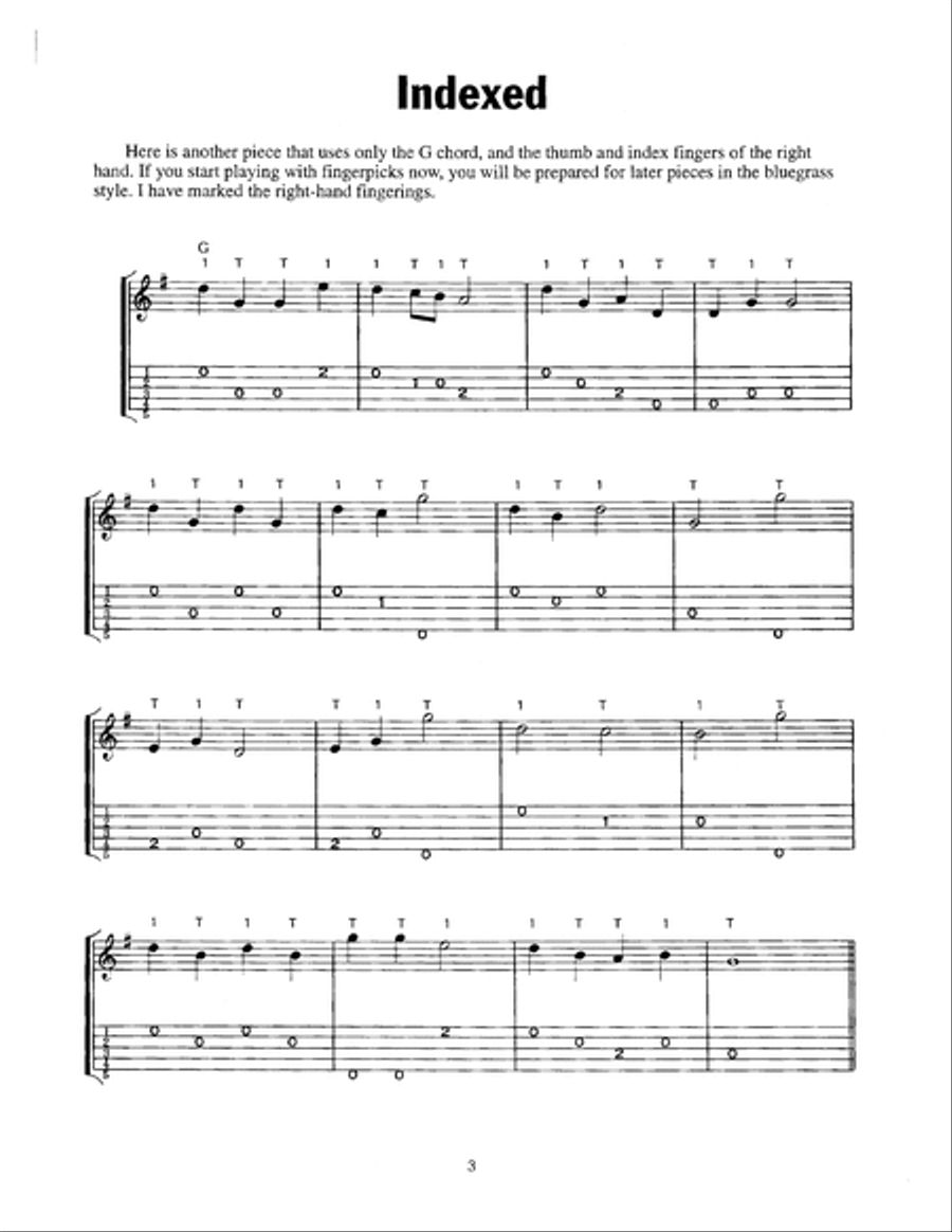 Easy Banjo Solos Banjo scores gallery preview page 4