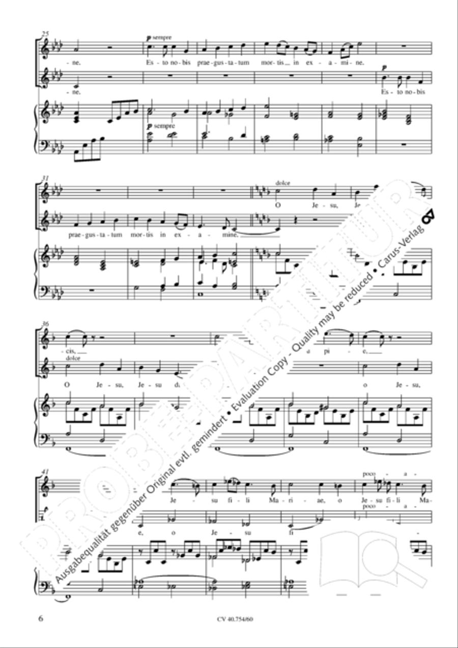 Faure: Ave verum; Maria, Mater gratiae Score scores gallery preview page 7
