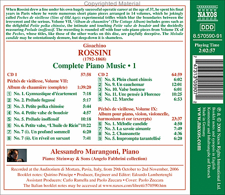 Piano Music Vol. 1 Peches De V