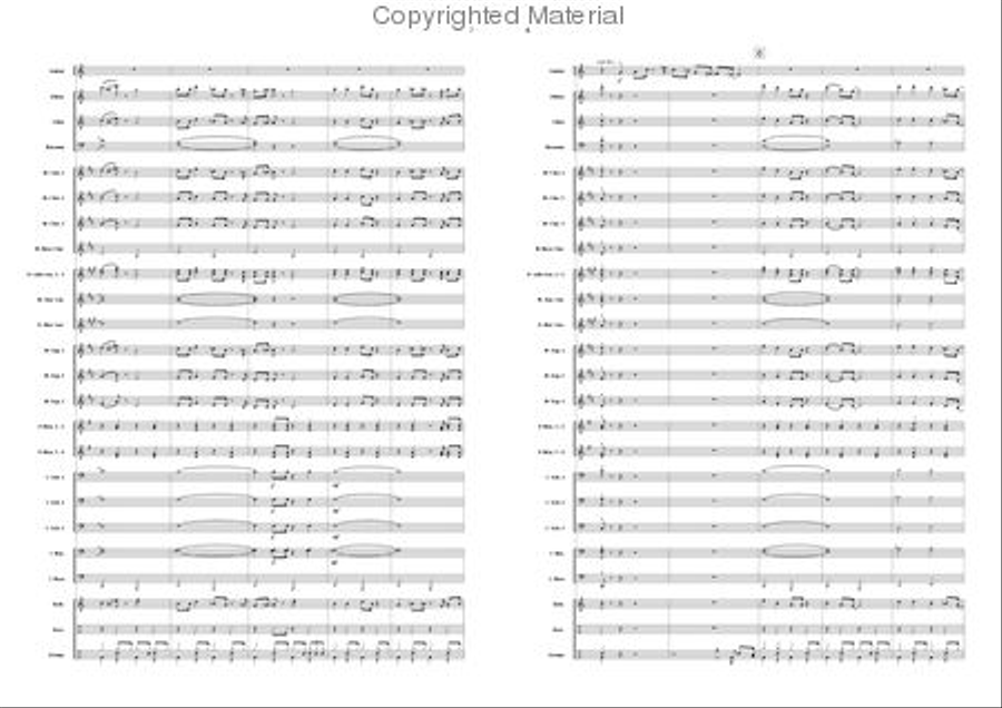Sugar Blues Concert Band scores gallery preview page 4