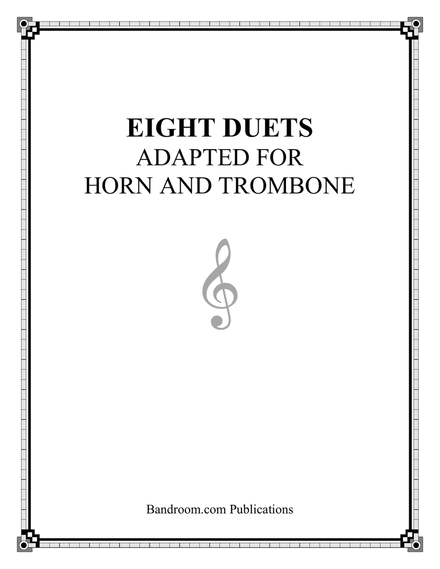 EIGHT DUETS FOR HORN AND TROMBONE Brass Duet scores gallery preview page 2