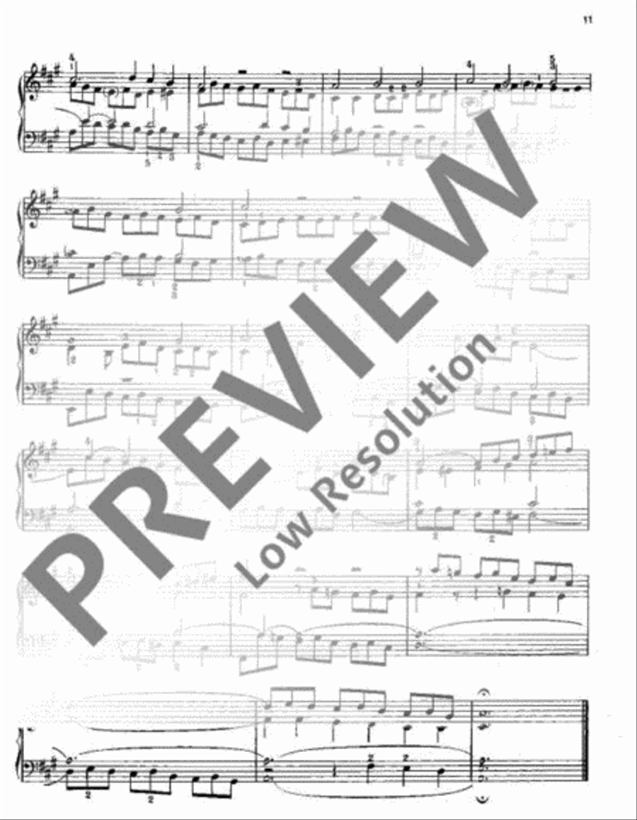 10 Chorale Preludes Piano Solo scores gallery preview page 16