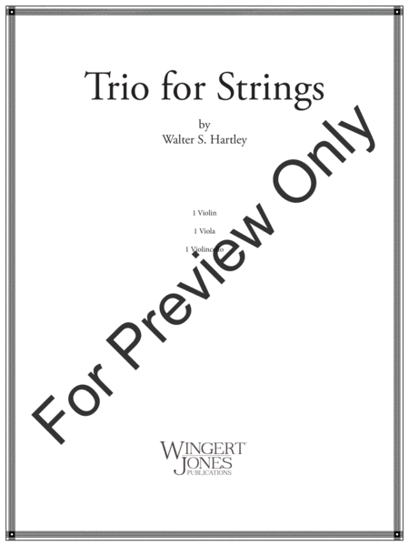 Trio For Strings