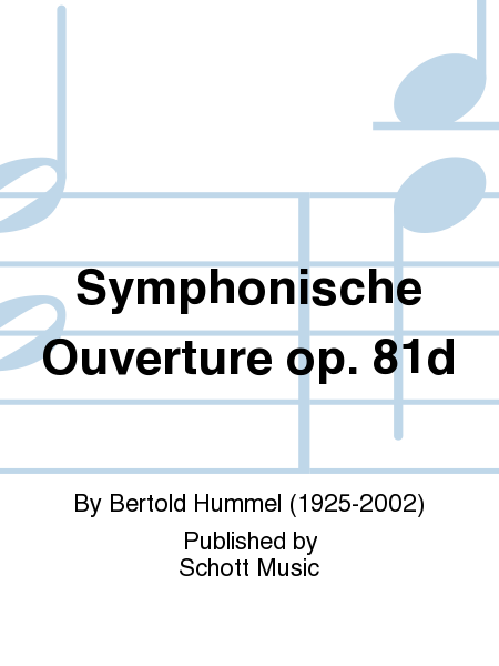 Symphonic Overture op. 81d