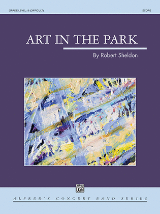 Book cover for Art in the Park (Score only)