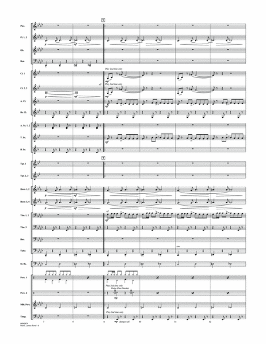 Bond... James Bond - Conductor Score (Full Score)