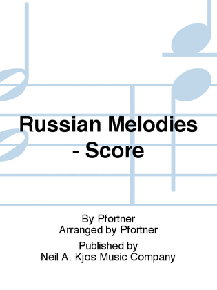 Russian Melodies - Score