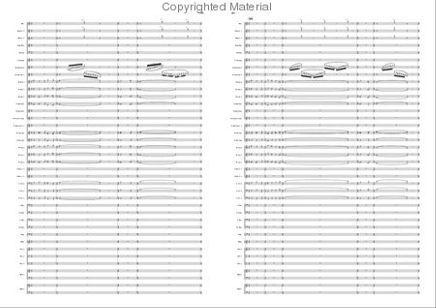Variations on a Pentatonic Theme Concert Band scores gallery preview page 20
