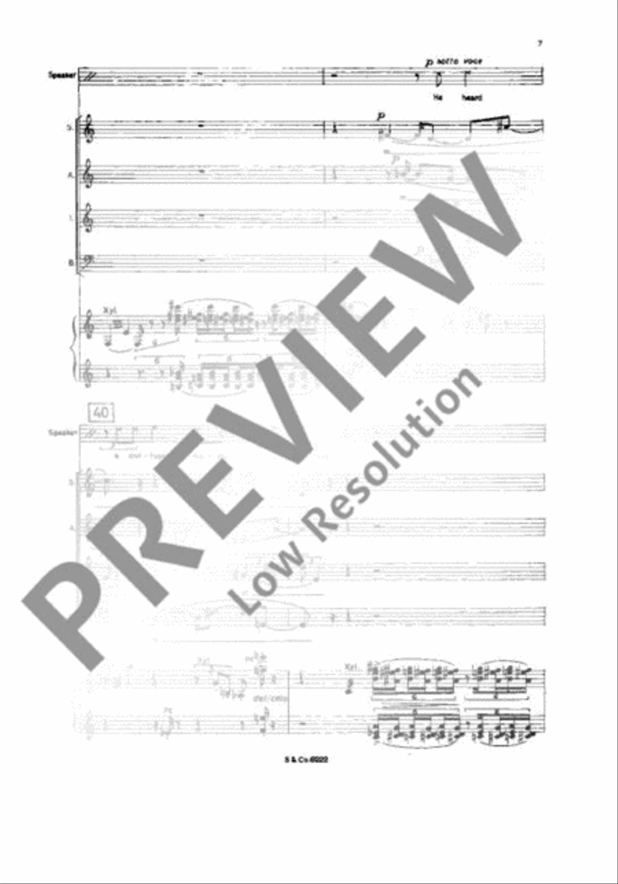 Three Fragments Mixed Choir scores gallery preview page 10