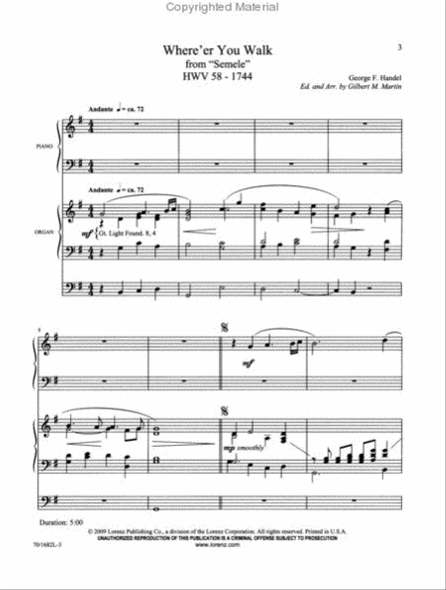 A Handel Celebration Organ scores gallery preview page 2
