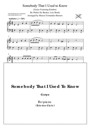 Somebody That I Used To Know
