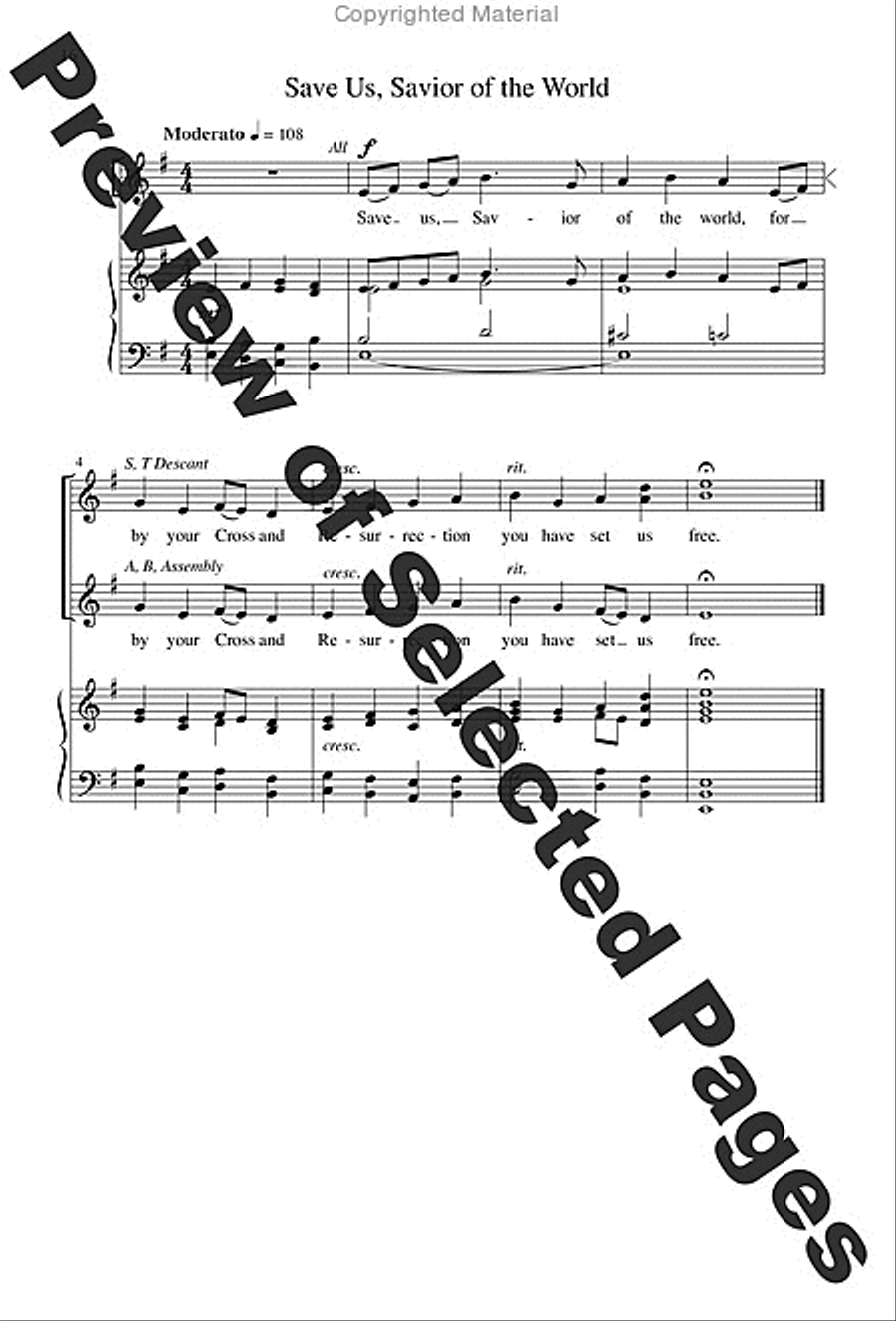 Missa Pacem - Choral / Accompaniment edition 4-Part scores gallery preview page 10
