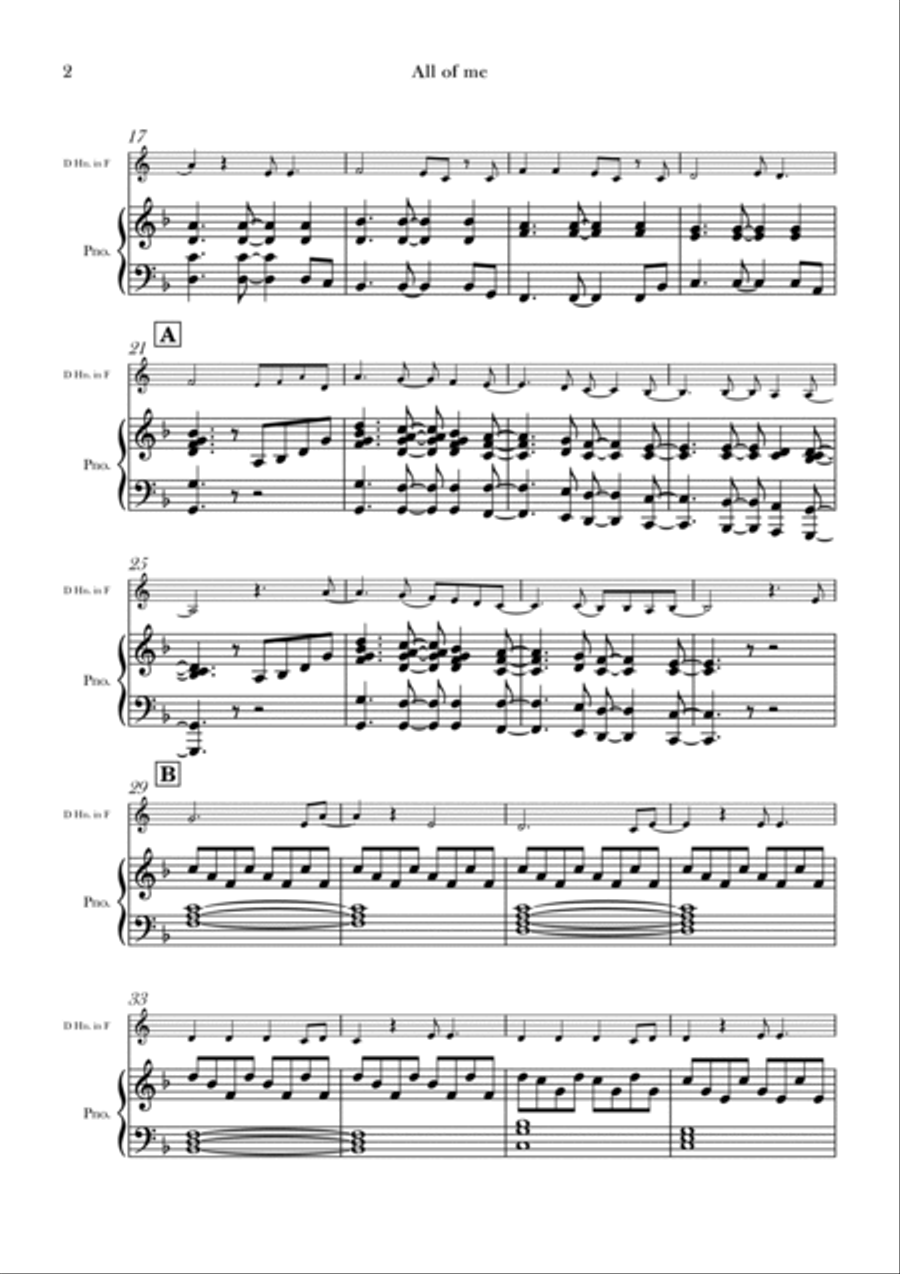 All Of Me All Of Me Chamber Music scores gallery preview page 2
