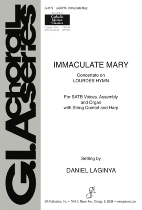Book cover for Immaculate Mary - Instrument edition