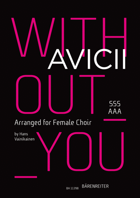 Without you (Arranged for Female Choir (SSSAAA))