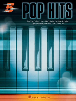 Book cover for Pop Hits for Five-Finger Piano