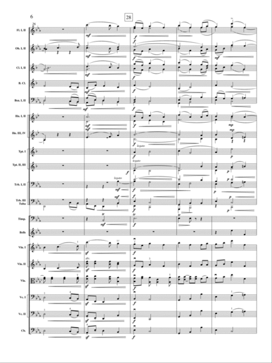 Enigma Variations, Op. 36: Nimrod Orchestra scores gallery preview page 7