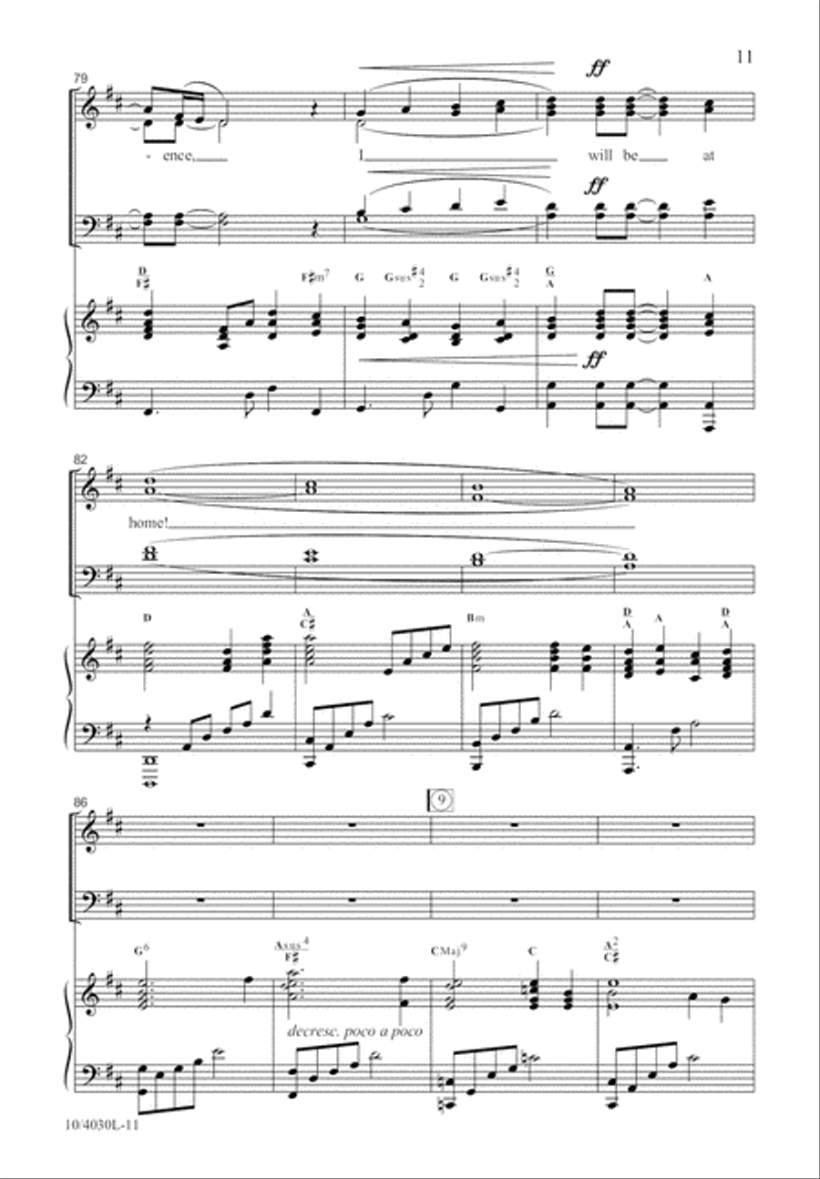 Going Home 4-Part scores gallery preview page 12