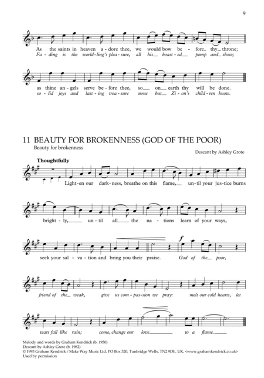 The Oxford Book of Descants 4-Part scores gallery preview page 2