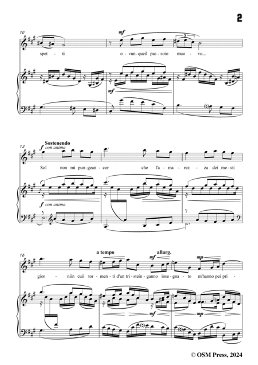 Donaudy-Luoghi Sereni E Cari,in A Major Voice scores gallery preview page 3