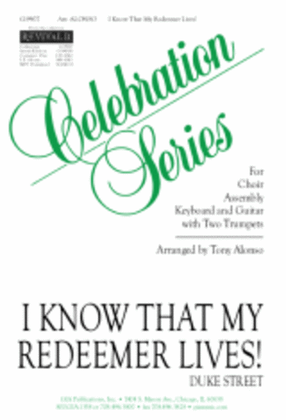 Book cover for I Know That My Redeemer Lives! - Instrument edition