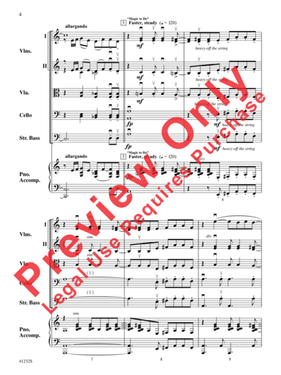Pippin String Orchestra scores gallery preview page 5