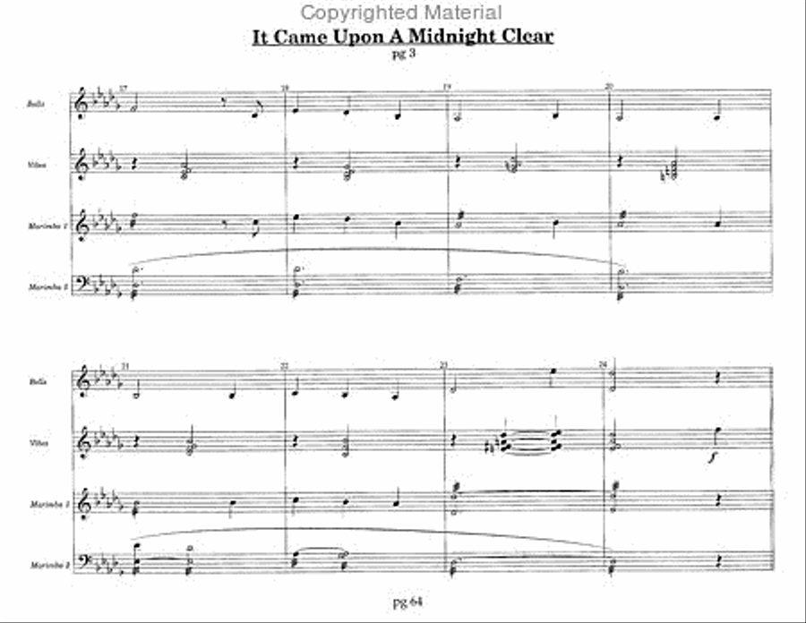 The Christmas Gig Percussion Ensemble scores gallery preview page 8