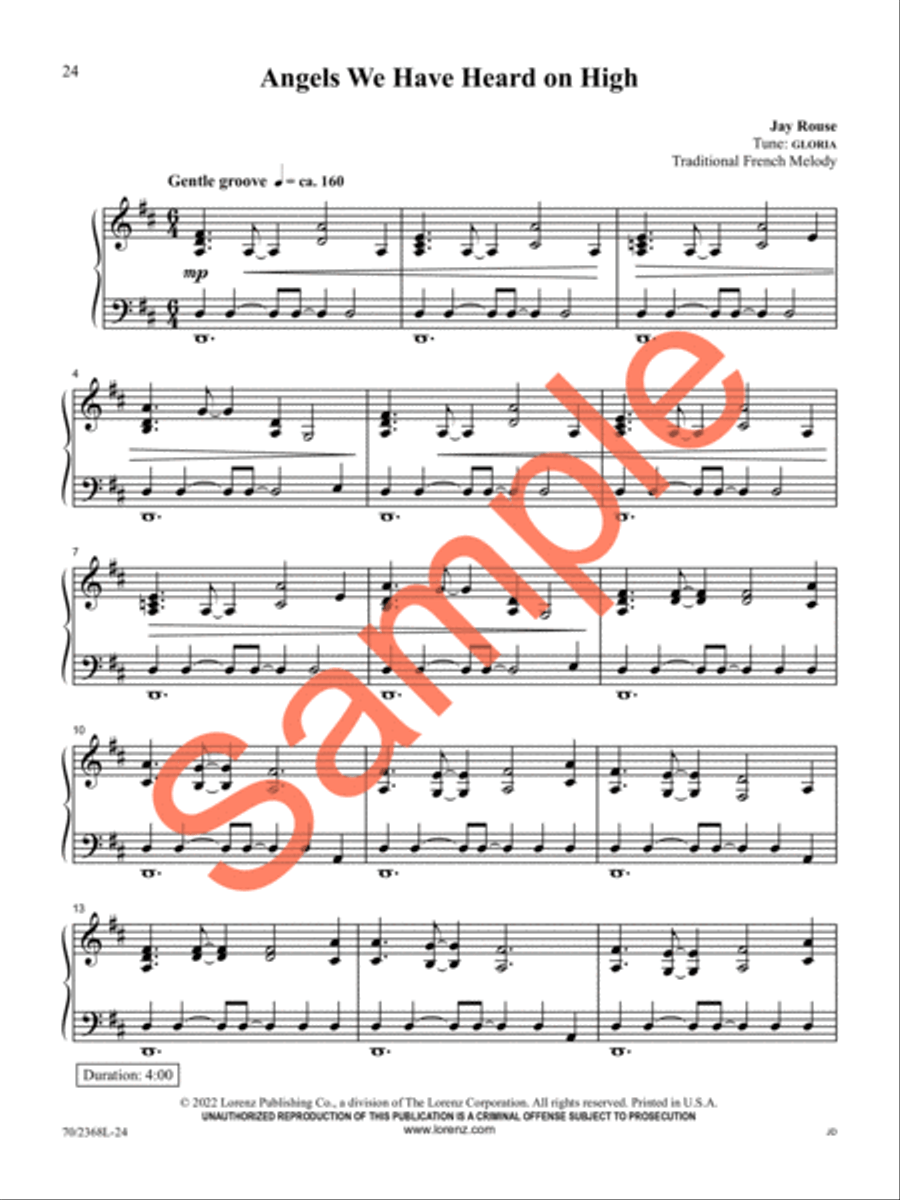 Glad Tidings of Great Joy Piano Solo scores gallery preview page 21