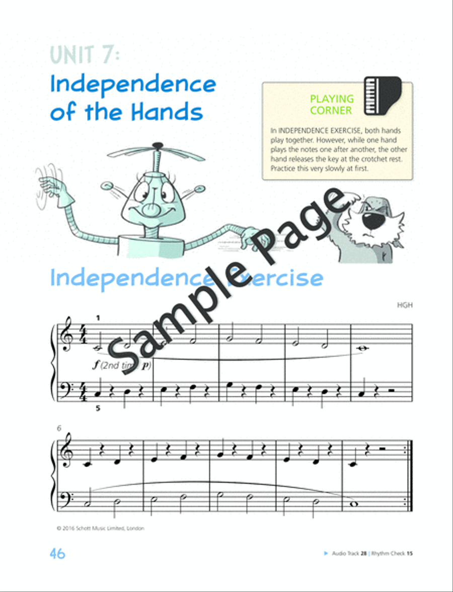 Piano Junior: Lesson Book 2 Piano Method scores gallery preview page 47