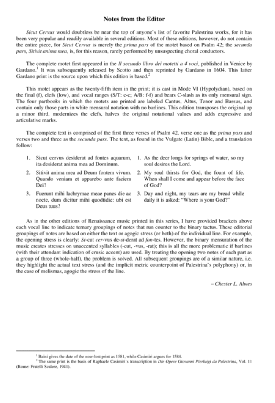 Motet Psalm 42 4-Part scores gallery preview page 2