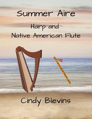 Book cover for Summer Aire, for Harp and Native American Flute