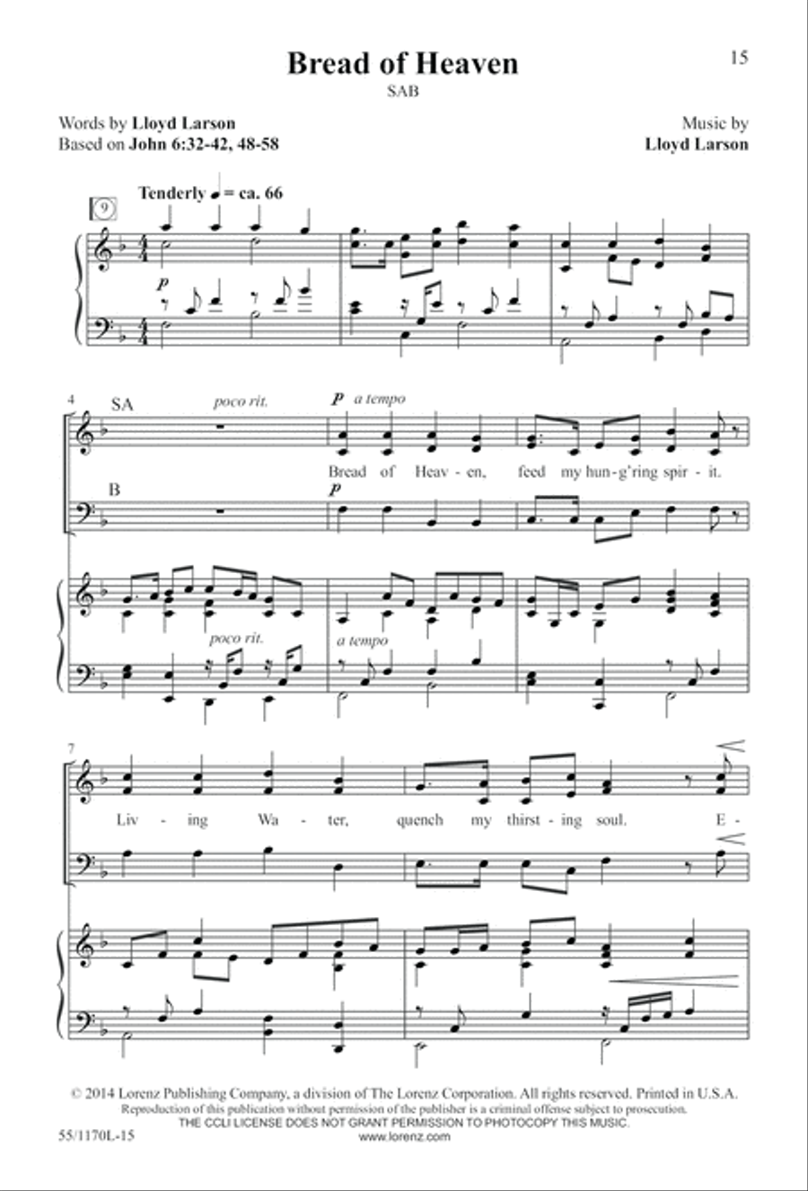 Witness 3-Part scores gallery preview page 16