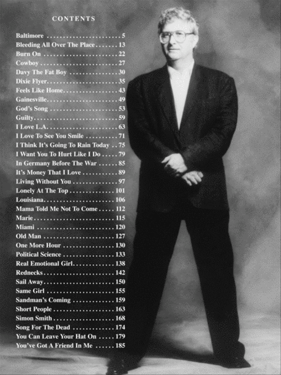 Randy Newman Anthology Randy Newman Anthology Piano, Vocal, Guitar scores gallery preview page 2
