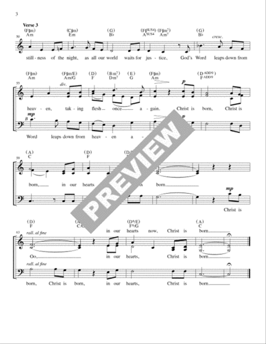 In the Stillness of the Night - Guitar edition Guitar scores gallery preview page 3