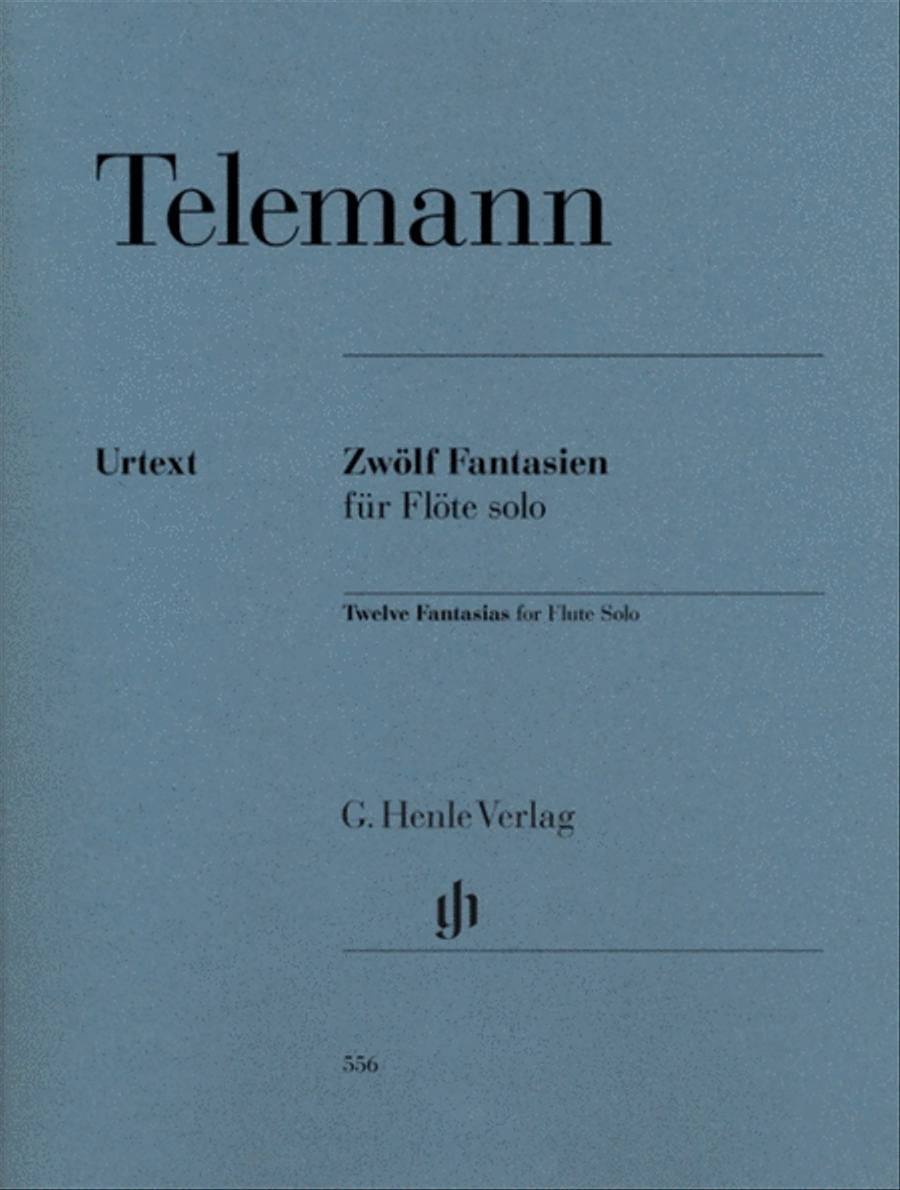 Telemann - 12 Fantasias For Flute Solo Twv 40:2-13 Flute Solo scores gallery preview page 1