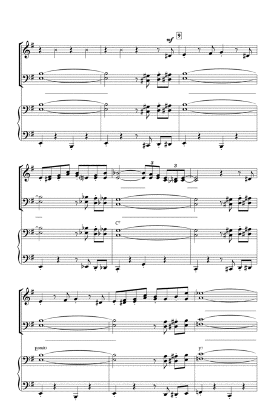 The Pink Panther 4-Part scores gallery preview page 3