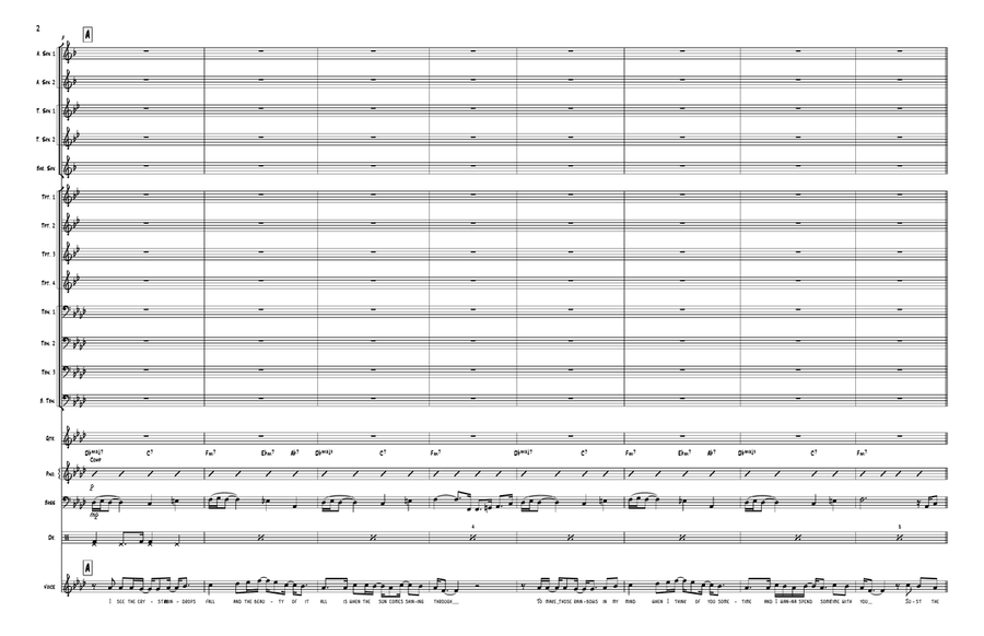 Just The Two Of Us Jazz Ensemble scores gallery preview page 2