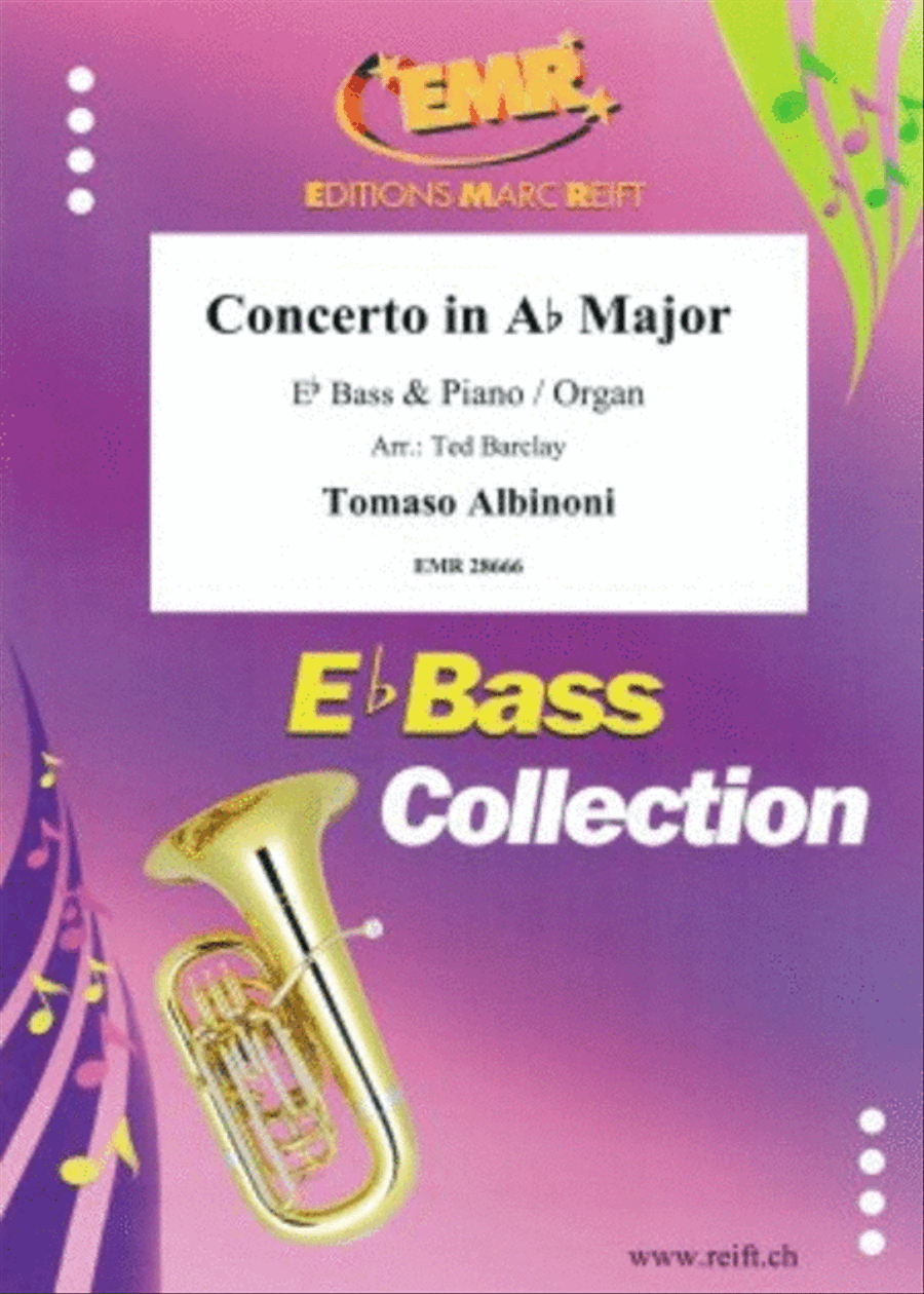 Concerto in Ab Major Concerto in Ab Major Organ scores gallery preview page 1