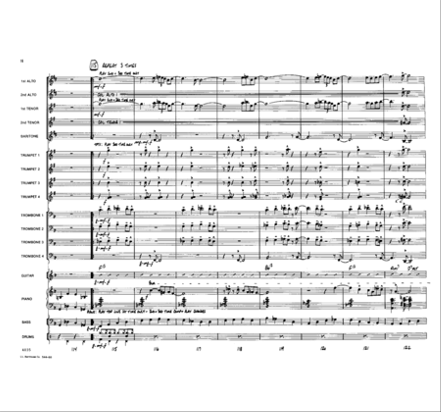 No Scuffle Shuffle No Scuffle Shuffle Jazz Ensemble scores gallery preview page 16