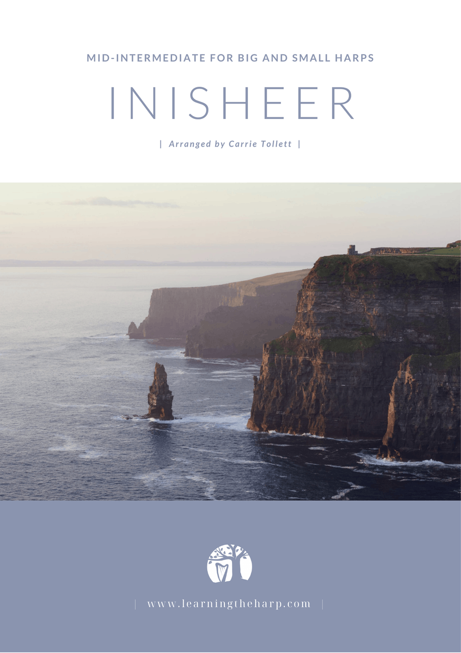 Inisheer Celtic Harp scores gallery preview page 1