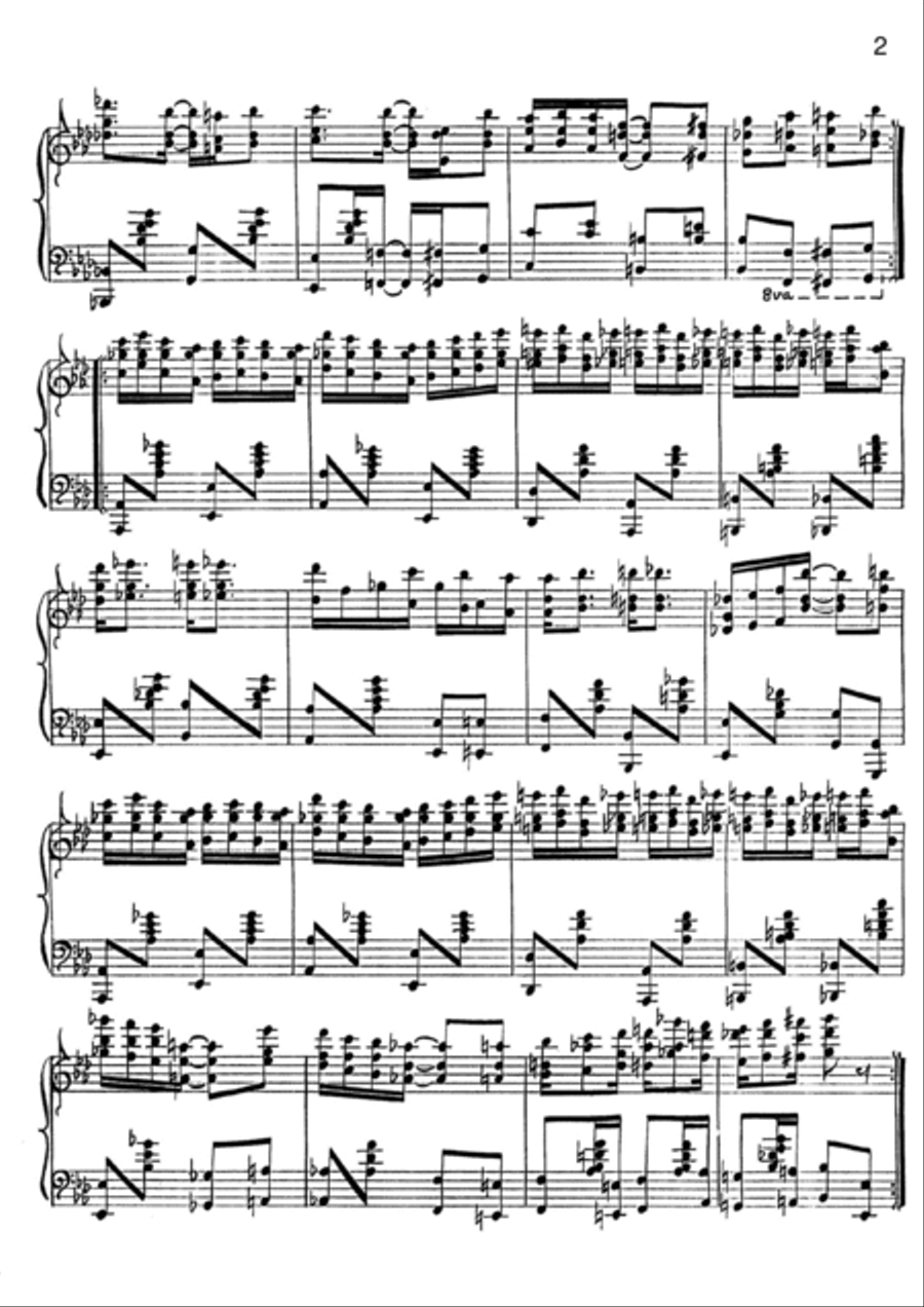 On The Highwire Piano Solo scores gallery preview page 2