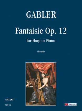 Book cover for Fantaisie Op. 12 for Harp or Piano