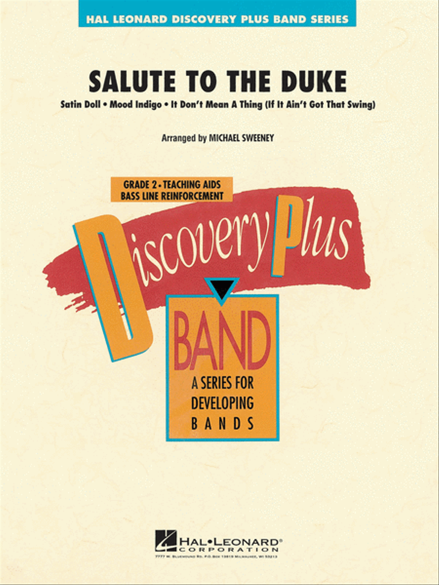 Salute to the Duke Salute to the Duke Concert Band scores gallery preview page 1