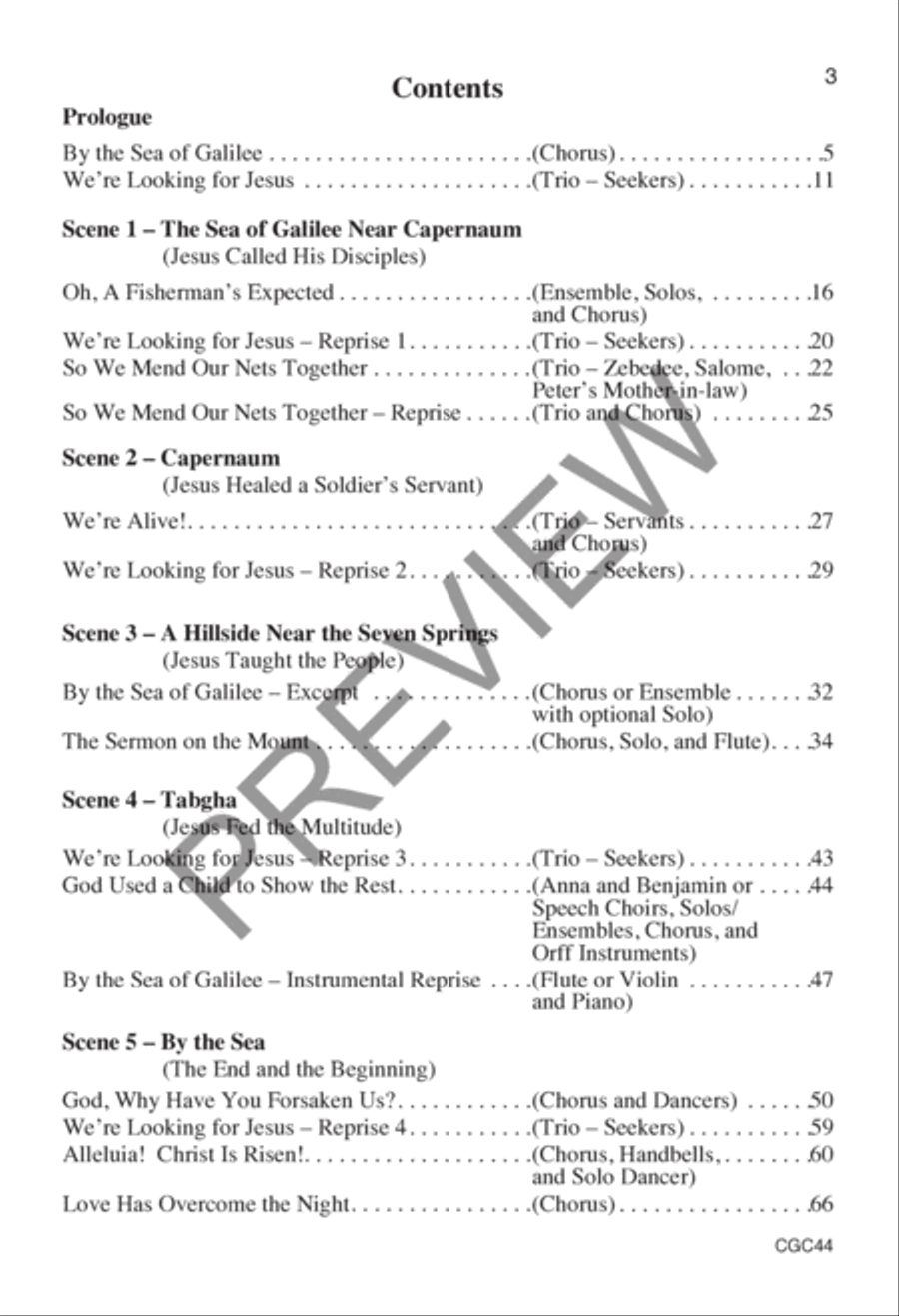 By the Sea Preview Kit (Score & CD) Choir scores gallery preview page 4
