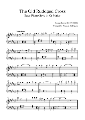 Book cover for The Old Rugged Croos in C# Major - Easy Piano Solo