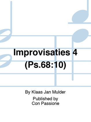 Improvisaties 4 (Ps.68:10)